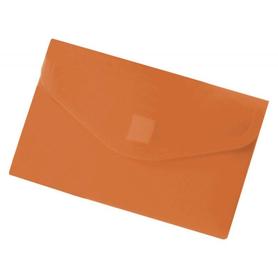 Carpeta liderpapel dossier broche polipropileno din a8 naranja con cierre de velcro