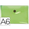 Carpeta liderpapel dossier broche 44233 polipropileno din a6 verde translucido - DS36