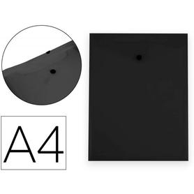Carpeta liderpapel dossier broche polipropileno din a4 formato vertical con fuelle negro opaco