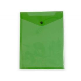 Carpeta liderpapel dossier broche polipropileno din a4 formato vertical con fuelle verde translucido
