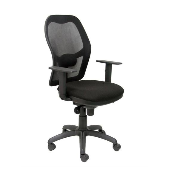 Silla Jorquera malla negra asiento bali negro