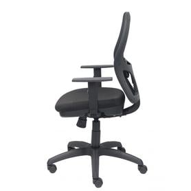 Silla Jorquera malla negra asiento bali negro con trasla