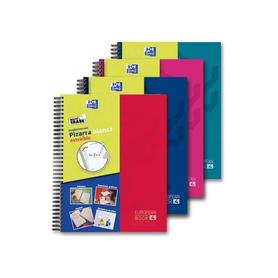 Cuaderno espiral oxford europeanbook 5 write&erase school classic din a4+ 120 hojas cuadro 5 mm con margen